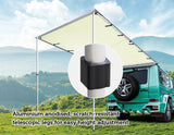 Shade 4WD Shade Cover Camping Awning 2m x 1.4m Car Side Awning Roof