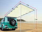 Shade 4WD Shade Cover Camping Awning 2m x 1.4m Car Side Awning Roof