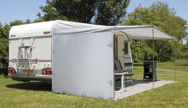 Caravan Sun Shade End Wall Roll Out Awning Side Extension Privacy Screen