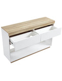 Table Entrance Hallway Storage White-Oak color Table