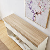 Table Entrance Hallway Storage White-Oak color Table