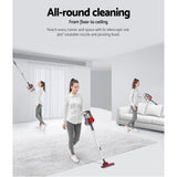 Vaccum Cleaner Handheld Bagless Vacuum Cleaner - Silver and red Hand vacuum