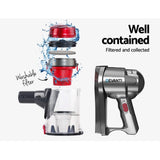 Vaccum Cleaner Handheld Bagless Vacuum Cleaner - Silver and red Hand vacuum