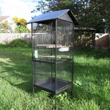 Tall Cage Metal With Wire Mess Plus Accesories Portable
