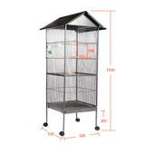 Tall Cage Metal With Wire Mess Plus Accesories Portable