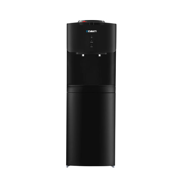 Water Cooler with Hot Cold Tap Water Dispenser  Black