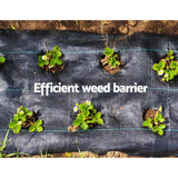 Weedmat 0.915x 200m Weedmat Weed Control Mat Matting Woven Fabric Plants