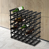 Storage For Bottles Bar Rack  Wooden Storage Wall Racks Holders Cellar Black