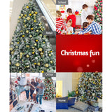 Christmas Decor Christmas Tree 180cm 6FT Xmas Decorations Great Snowy Green