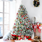 Christmas Decor Christmas Tree 180cm 6FT Xmas Decorations Great Snowy Green