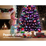 Christmas Tree 150 tips 1.2M 4FT LED Xmas Optic Fiber Multi Colour Lights (chri24)