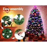 Christmas Tree 150 tips 1.2M 4FT LED Xmas Optic Fiber Multi Colour Lights (chri24)