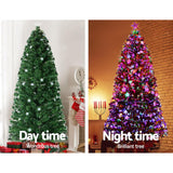 Christmas Decor Christmas Tree 1.8M 6FT LEDOptic Fiber Multi Colour Lights