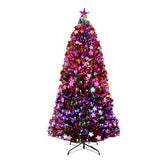 Christmas Tree 2.1M 7FT LEDXmas Optic Fiber Multi Colour Lights