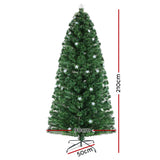 Christmas Tree 2.1M 7FT LEDXmas Optic Fiber Multi Colour Lights