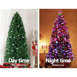 Christmas Tree 2.1M 7FT LEDXmas Optic Fiber Multi Colour Lights