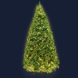 Christmas Decor Christmas Tree 1.8M 6FT with 800+LED Lights 800+ Tips Warm White Green