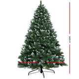 Christmas Tree 2.4M 8FT Xmas Home Decoration 1400 Tips Snowy Green
