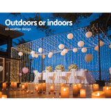 Christmas décor Christmas Lights 6X3M Curtain Lights 600LED Warm White