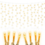 Christmas décor Christmas Lights 6X3M Curtain Lights 600LED Warm White