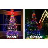 Christmas Tree 2.1M LEDLights Solar Xmas Multi Colour Optic Fiber (chri24)