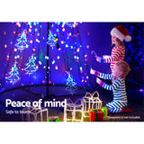 Christmas Tree 2.1M LEDLights Solar Xmas Multi Colour Optic Fiber