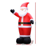 Christmas Decor huge Inflatable 499cm Santa Decorations Outdoor Air-Power Light