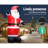 Christmas Decor huge Inflatable 499cm Santa Decorations Outdoor Air-Power Light