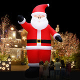 Christmas Decor huge Inflatable 499cm Santa Decorations Outdoor Air-Power Light