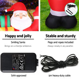 Christmas decor Inflatables 240cm Inflatables Santa Xmas Light Decor LED Airpower