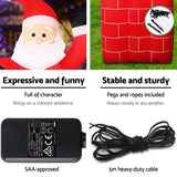 Christmas Decor LED Christmas Santa Inflatable 180cm Tall with Santa