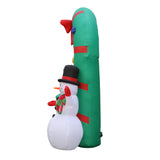 Christmas Decor light Inflatable 280cm Inflatable Snowman and Santa  Light Decor (chri24)