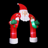 Christmas decor  2.3M Inflatable Santa Archway Outdoor Decorations Lights