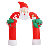 Christmas decor  2.3M Inflatable Santa Archway Outdoor Decorations Lights