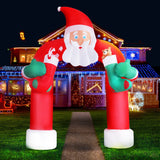 Christmas decor  2.3M Inflatable Santa Archway Outdoor Decorations Lights