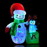 Christmas decor 180CM Inflatable Christmas Snowman with LED Lights