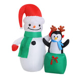 Christmas decor 180CM Inflatable Christmas Snowman with LED Lights