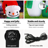 Christmas decor 180CM Inflatable Christmas Snowman with LED Lights