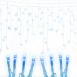 Christmas décor Christmas Lights 800 LED Christmas Icicle Lights White and Blue