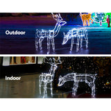 Christmas décor Christmas Lights Wedding Lights LED Rope Reindeer Waterproof Solar Powered