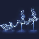 Christmas decor Christmas Reindeer Motif Lights LED Reindeer Rope Waterproof Outdoor Xmas (chri24)