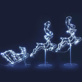 Christmas decor Christmas Reindeer Motif Lights LED Reindeer Rope Waterproof Outdoor Xmas
