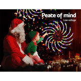 Christmas décor Christmas Lights LED Spinner Light Waterproof Colourful