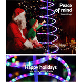 Christmas Decor Christmas Lights LED Motif Light 1.88M Tree Waterproof Colourful