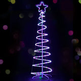 Christmas Decor Christmas Lights LED Motif Light 1.88M Tree Waterproof Colourful (chri24)