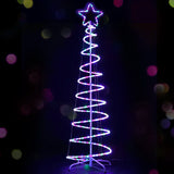 Christmas Decor Christmas Lights LED Motif Light 1.88M Tree Waterproof Colourful