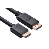 Cable DP male to HDMI male cable 1M black