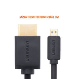 Micro HDMI TO HDMI cable 3M
