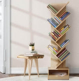 Bookcase Display Storage Stand Rack  Shelf 9 level, 40cm x 19.5cm x 150cm Bookshelf Natural