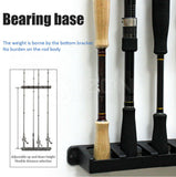 Fishing Gear Rod Holders 6 Rod Rack Pole Holder Rod Wall Mount